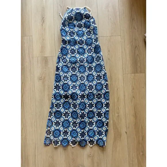 Maje Three-tone Crochet Dress - Picture 9 of 16